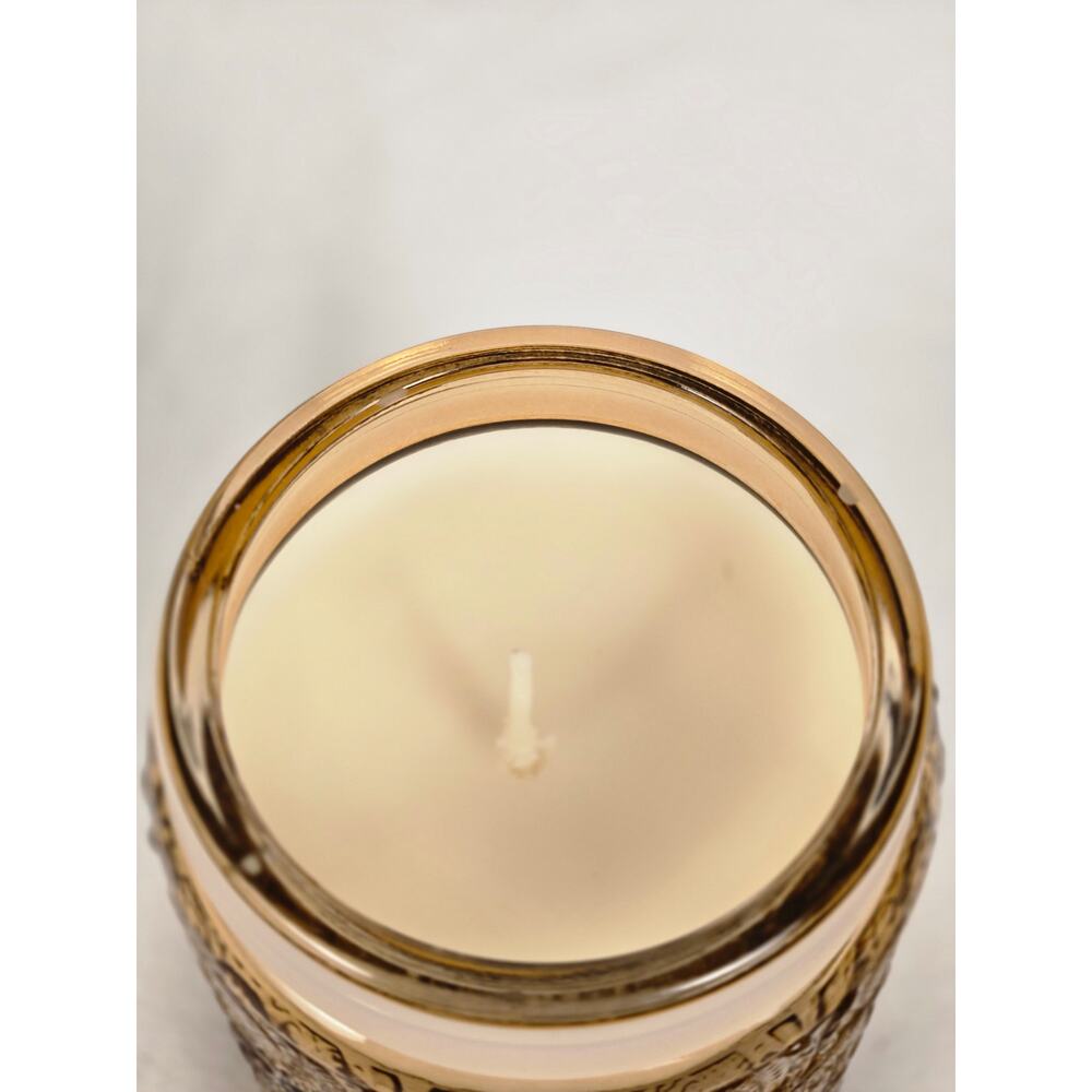 Leoben Candle Co Oakmoss Santal 18oz 1 Wick Glass Jar Soy Wax Candle w/Lid NWT - Picture 5 of 5